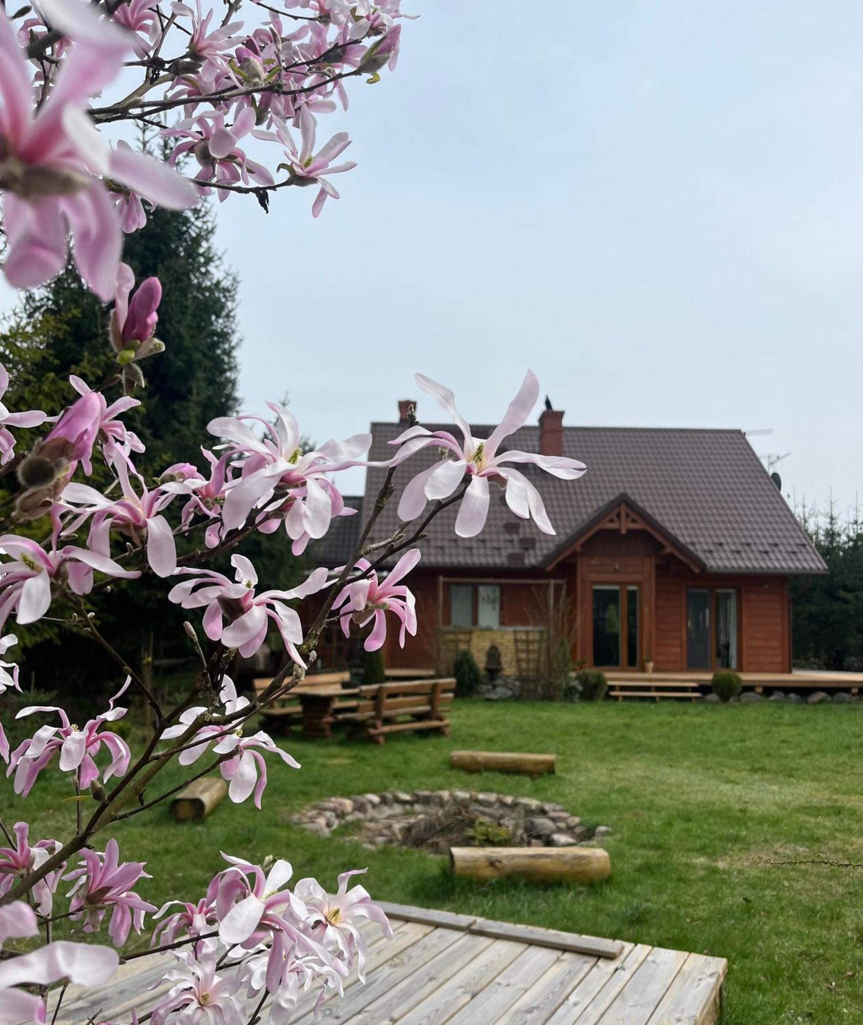 Drewniany Dom W Cudownej Okolicy "Twoja Ostoja" Villa Brusy Buitenkant foto